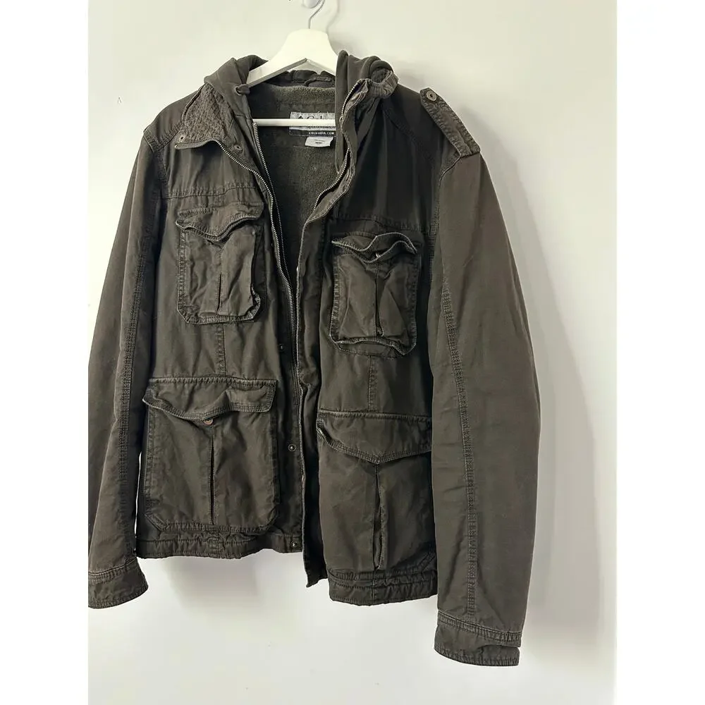 Columbia Utility Hooded Jacket size Large